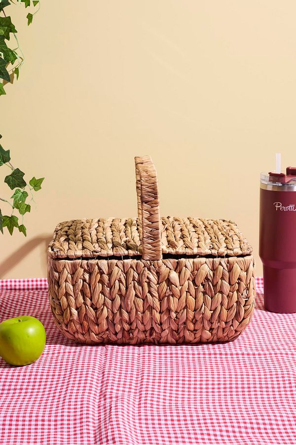 Perotti-Кошница за пикник Cliento Wicker с капак 35x28 см 1
