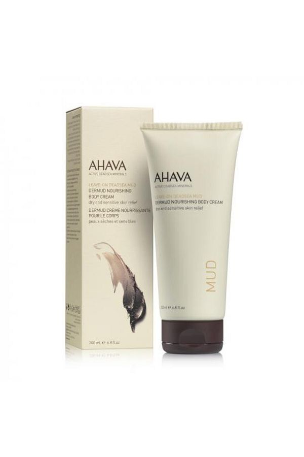 AHAVA-Cremă de corp hrănitoare fără clătire cu nămol de la Marea Morții, Ahava, Cremă, 200 ml 1