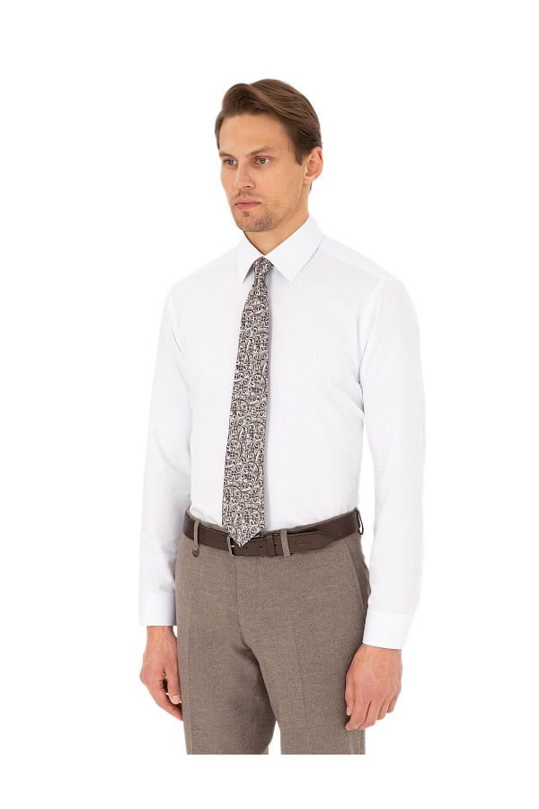 Pierre Cardin-Men's White Shirt 1