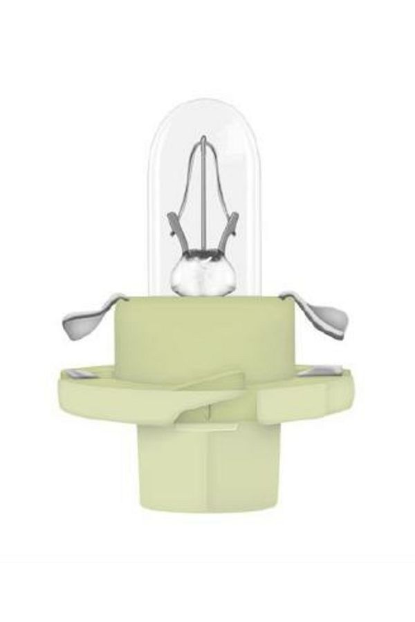Osram-INDICATOR BULB BX8.4D LIGHT GREEN SOCKET 12V 2W SET 10 PCS OSRAM 1
