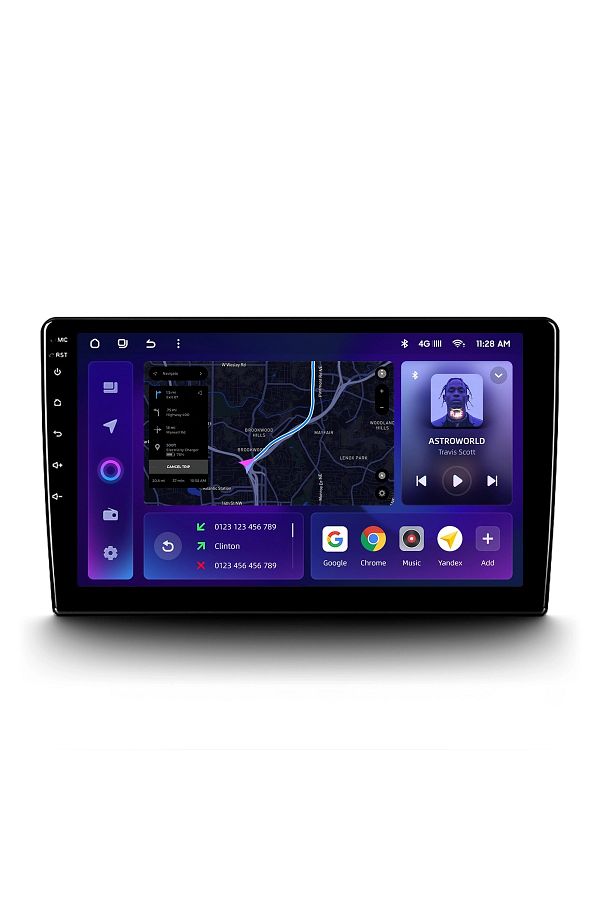 CED AUTO TRADE-Navigatie Auto MOSS M2 4+64GB 9" IPS Octa-core 1.6Ghz, Android 4G Bluetooth 5.1 DSP 1