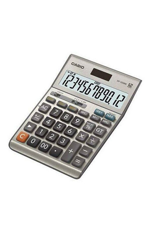 Casio-Calculator, Casio DF-120BM, Black/Grey 1