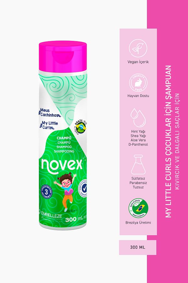 NOVEX-My Little Curls 300ml Curl Defining Shampoo - For Children 1