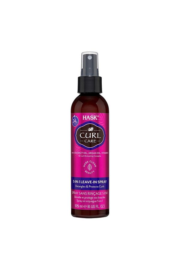 HASK-Curl Care 5 In 1 Leave-in Spray For Curly Hair - 175 ml - Hydrating & Defining 1