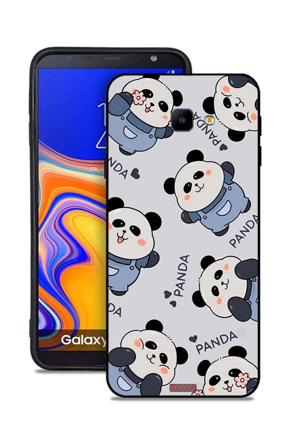 Tolwak-Samsung Galaxy J4 Core Protective Case Cover Pattern Of Pandas 1