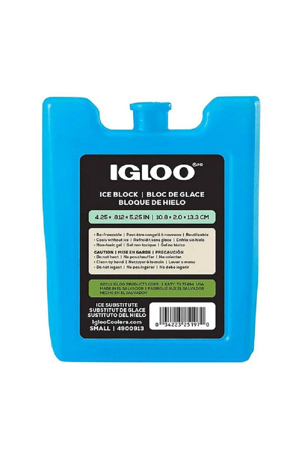 IGLOO-MaxCold Re-Freezable Reusable Non-Toxic Cooler Ice Block Blue Small 1