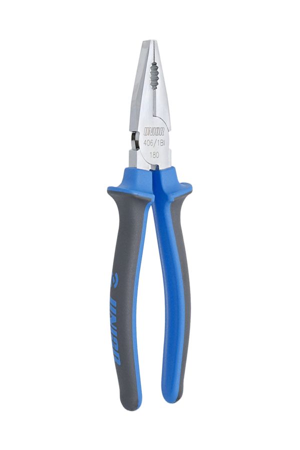 Unior-406/1BI Handles Combination Plier with Semicircle and Cutting Edge 1