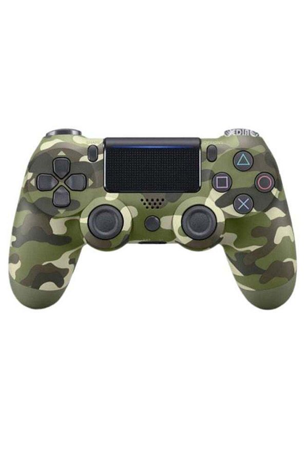 COOYA-Wireless Controller 4 for PlayStation 4,Green Camouflage Design,Responsive Buttons,Built-in Touchpad 1