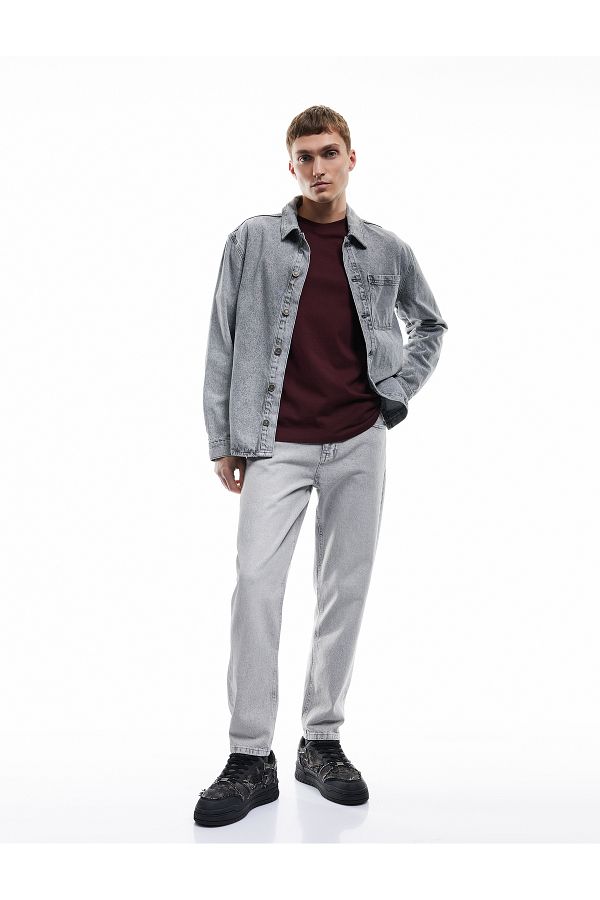 Koton-Cotton Loose Regular Waist Loose Fit Jean Trousers - Steve Jean 1