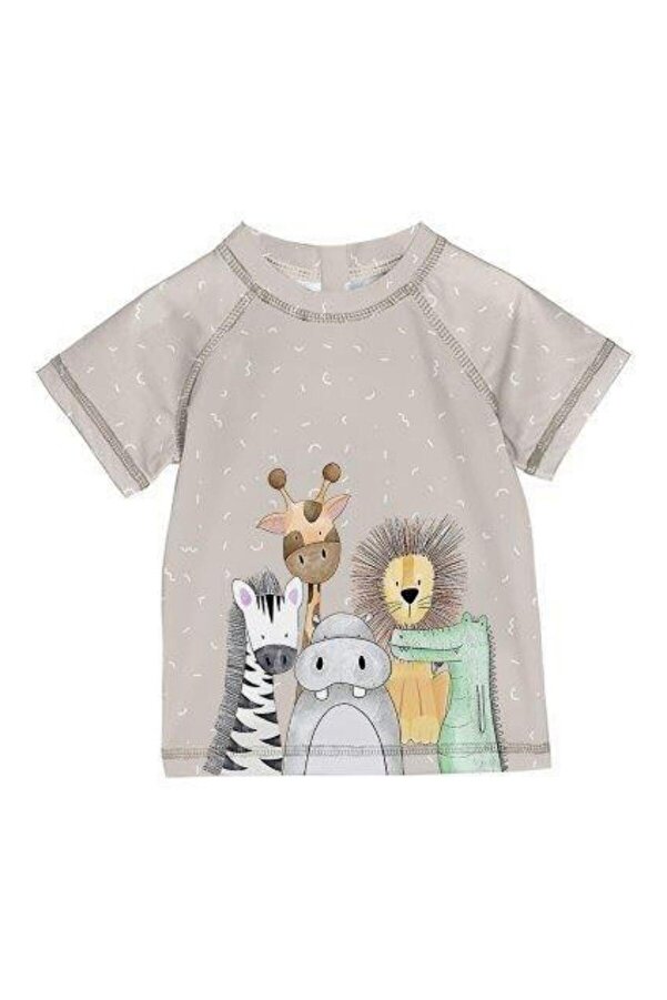 SLIPSTOP Say Cheese Bebek Çabuk Kuruyan Uv Korumalı Mayo T-Shirt