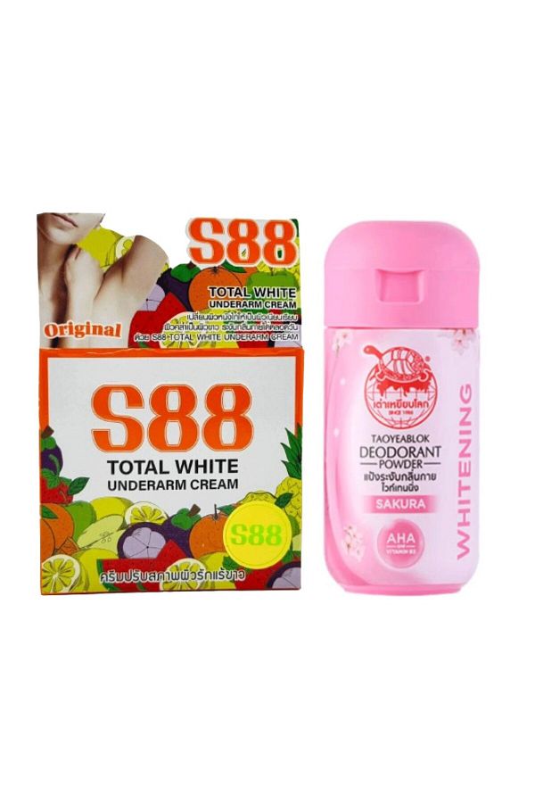 Nutrof Total-Thai mixture for lightening and whitening, a set of deodorant and underarm whitening cream, two pieces 1