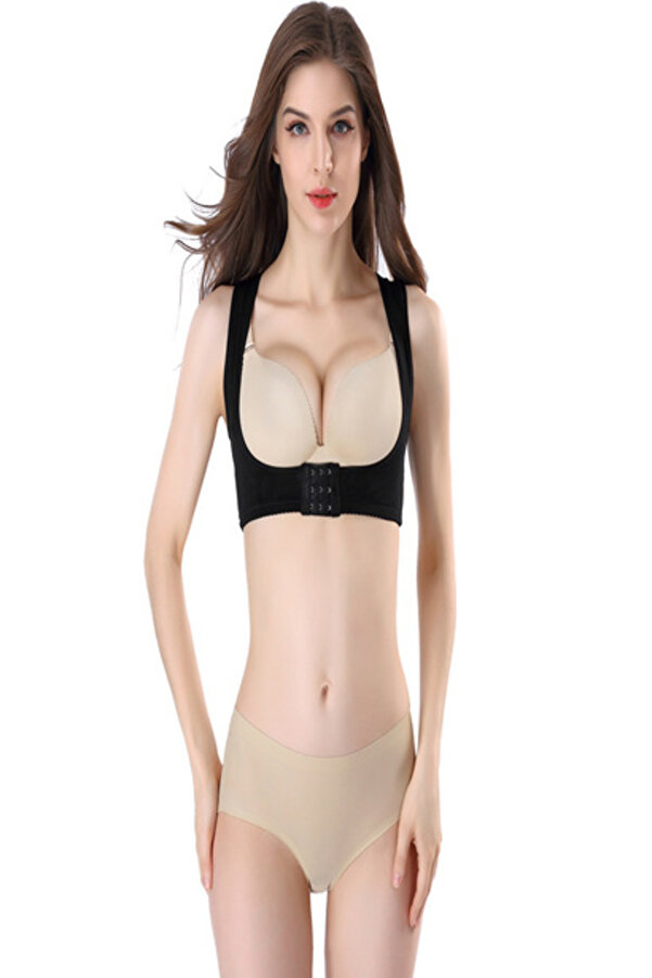 Tessero-Shapewear corset with posture corrector and push-up effect, straightening the back, spine, shoulders and clavicle 1