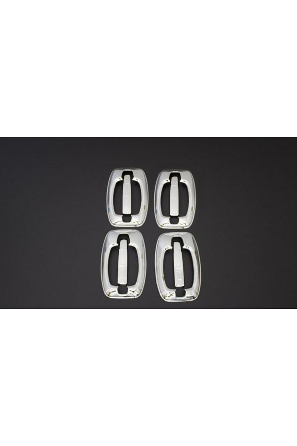 CED AUTO TRADE-Chrome door handle trim set compatible with PEUGEOT BOXER 2006->, with frames included 1