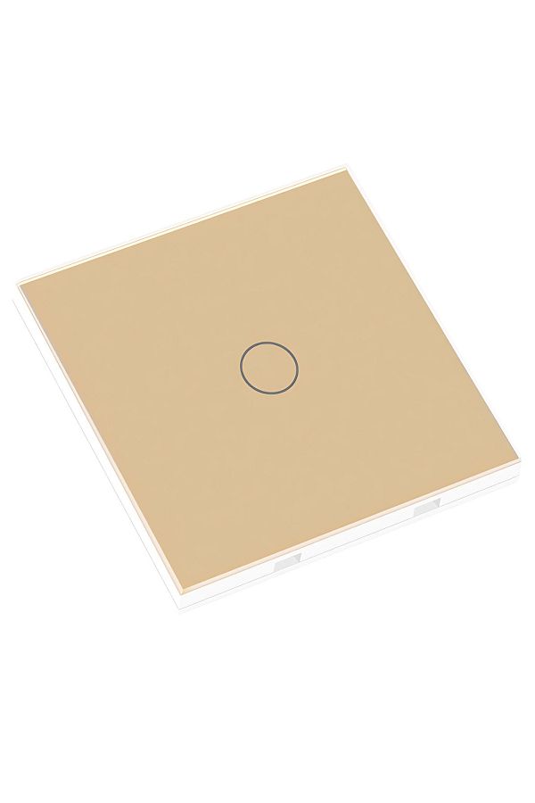 ARMY STORE-Wireless smart switch with touch, Wifi, 1 channel, Gold 1