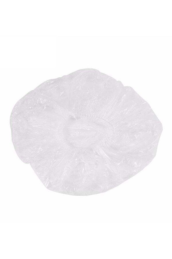 Generic-VANDER LIFE Pack of 20 Disposable Elastic Shower Cap Clear 1