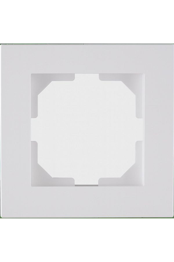 Ledarmy-Karen White Single Socket Frame Modern and Durable Frame 1