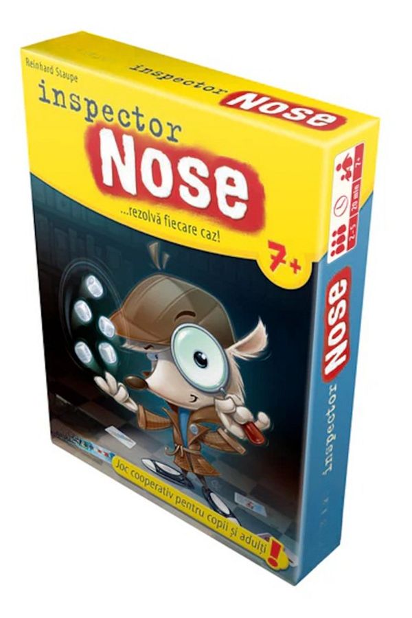 ideal STORE-Joc de societate Inspector Nose idealSTORE, Echipa de Detectivi, Inspectorul Nose ofera Indicii, Reg 1