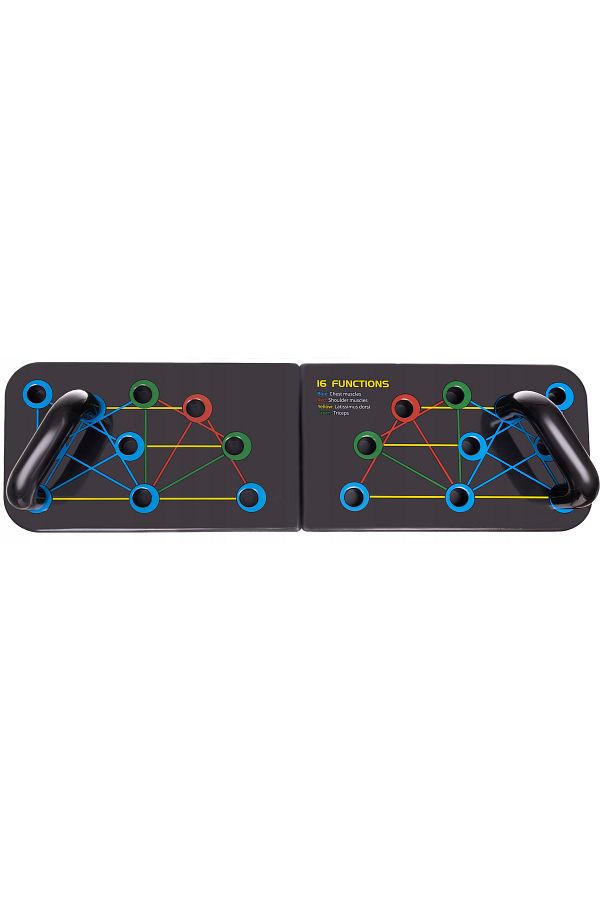 ideal STORE-idealStore XFunctions 16in1 Exercise Board, with Push-up Handles, Multifunctional, Foldable, Stabi 1
