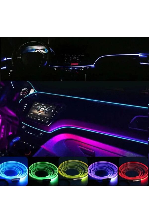 ideal STORE-Neon Wire With RGB LED idealStore, USB Plug Connection, 5V Power Supply, Length 7M, Contains Plug Connection 1