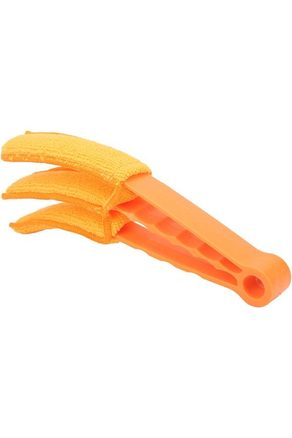 Generic-Cleaning Brush for Window Blinds, AC Vents, & Tracks – Orange Shutter & Duster Cleaner 1