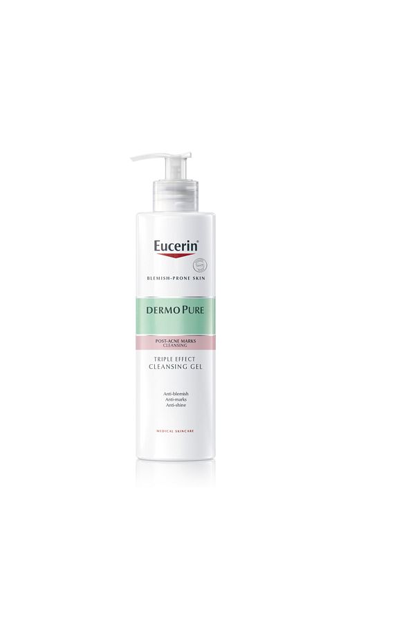 Eucerin-Dermopure Triple Effect Cleansing Gel 400 ml 1