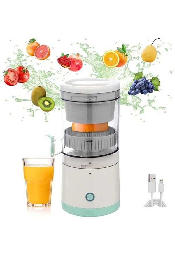 Generic-Portable Blender, Electric Citrus Juicer Rechargeable Hands-Free Masticating Orange Juicer Lemon Squ 1