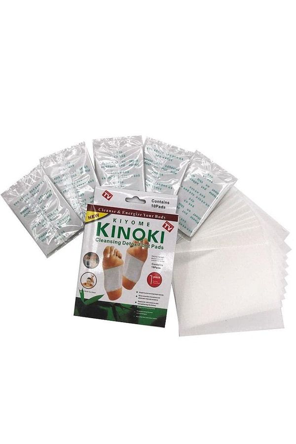 Kinoki-Set of 200 Kinoki Detoxifying Patches, 20 Boxes of Original Kinoki, With Tourmaline, Vit C, E, Oils 1