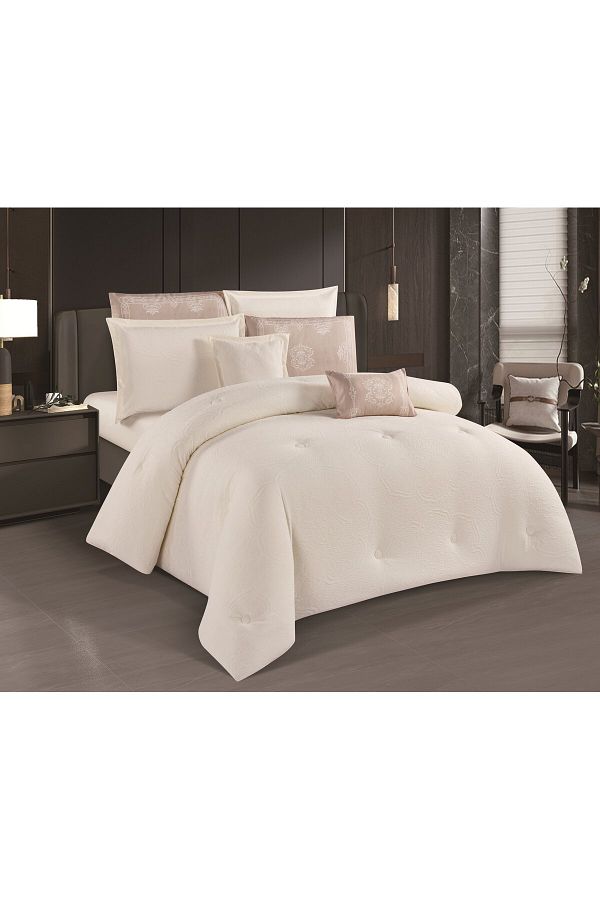 HOURS-Horse 8-piece soft jacquard comforter set with a modern and distinctive design Corey-03 1