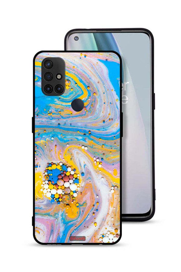 Tolwak-غطاء حماية لهاتف OnePlus Nord N10 5G بأحجار كريمة ملونة تجريدية 1