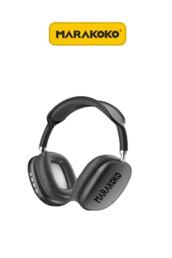 MARAKOKO-MA-EP98 Bluetooth Headphones with Clear Sound, Noise Cancelling Technology, and Stylish Design with Memory Slot - by Marcoco 1