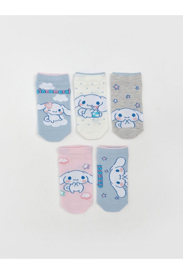 LC Waikiki-Ciorapi LCW Kids Blue Hello Kitty pentru fete, 5 piese 1