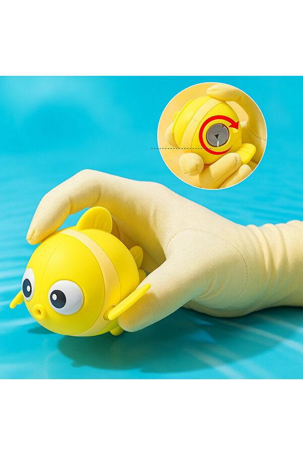 Dr.Dermalok Kurmalı Balık Bebek Banyo Oyuncağı