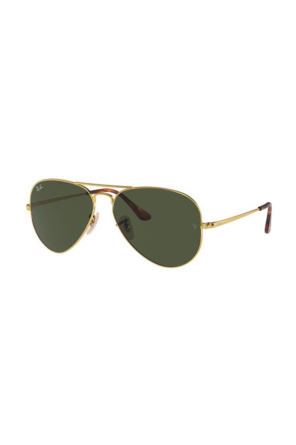 Ray-Ban-Ray-Ban RB3689 914731 – Unisex Sunglasses, Arista Gold / G-15 Green, 58mm 1