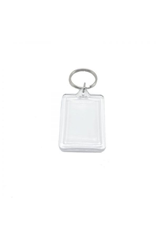 Flaro-Keychain, Size 35x24 Mm, Model I, Rectangular Shape, With Ring 1