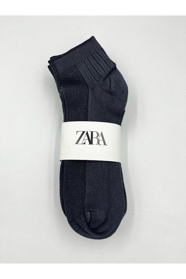 ZaraMan-6 Pairs Zara Men's Bamboo Seamless Mesh Soft Basic Booties Socks 1