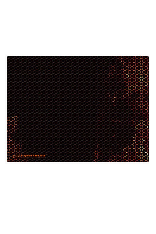 ESPERANZA-Mousepad Gaming Esperanza Flame (EGP103R), Maxi, 400 x 300 x 3 mm, Black/Red 1