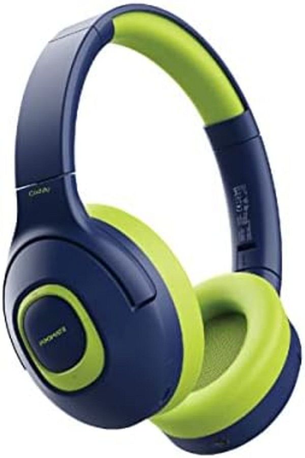 Promate-Kids Wireless Bluetooth Headphones, Stylish Dual Microphone Volume Controlled 85dB to 93dB H 1