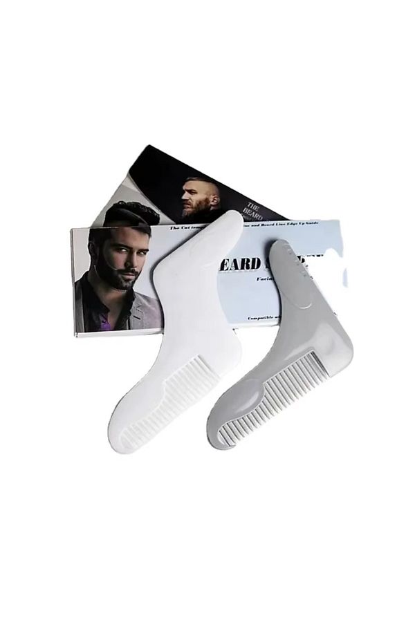 Generic-3pcs Beard Styling Template Beard Styling Comb Beard Trimmer Comb Tool 1