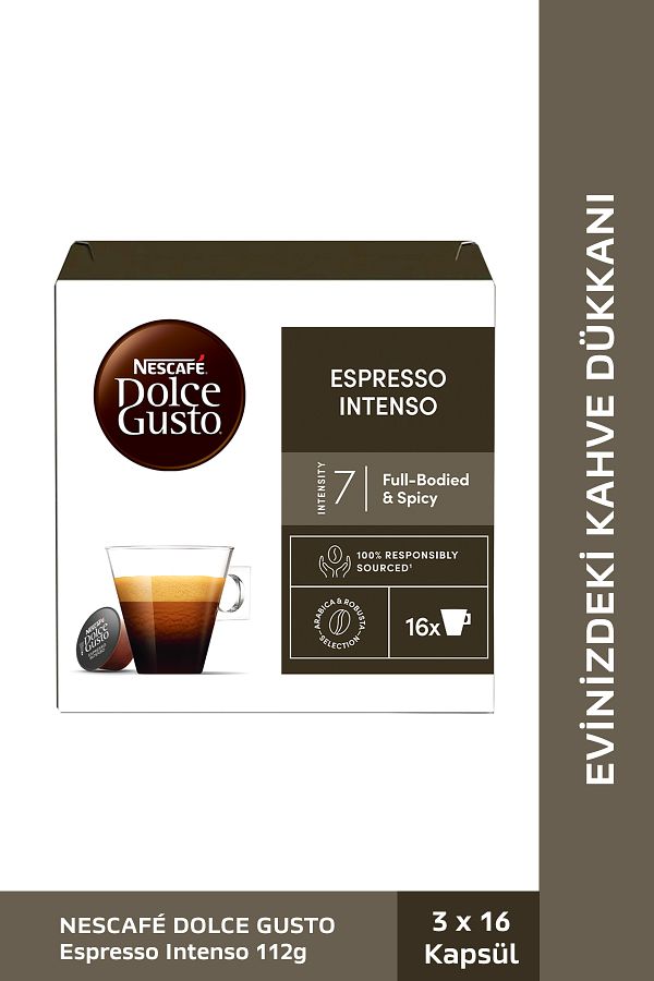 Nescafe-Dolce Gusto Coffee Espresso Intenso 16 Kapsül 1