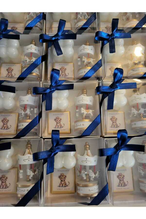 3DLuxeDekor Çikolata Mum Kolonya Hediyelik 10 ADET (Bebek, Söz, Nişan, Kına, Düğün, Mevlid)