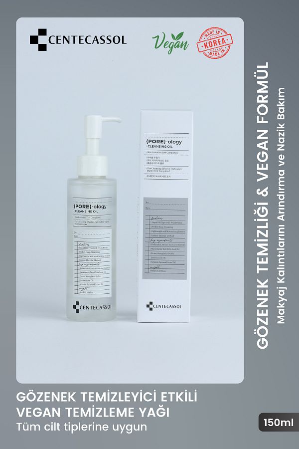 centecassol-Pore-Ology Vegan Cleansing Oil with Pore Firming, Anti-Aging, Moisturizing, Light Structure 1