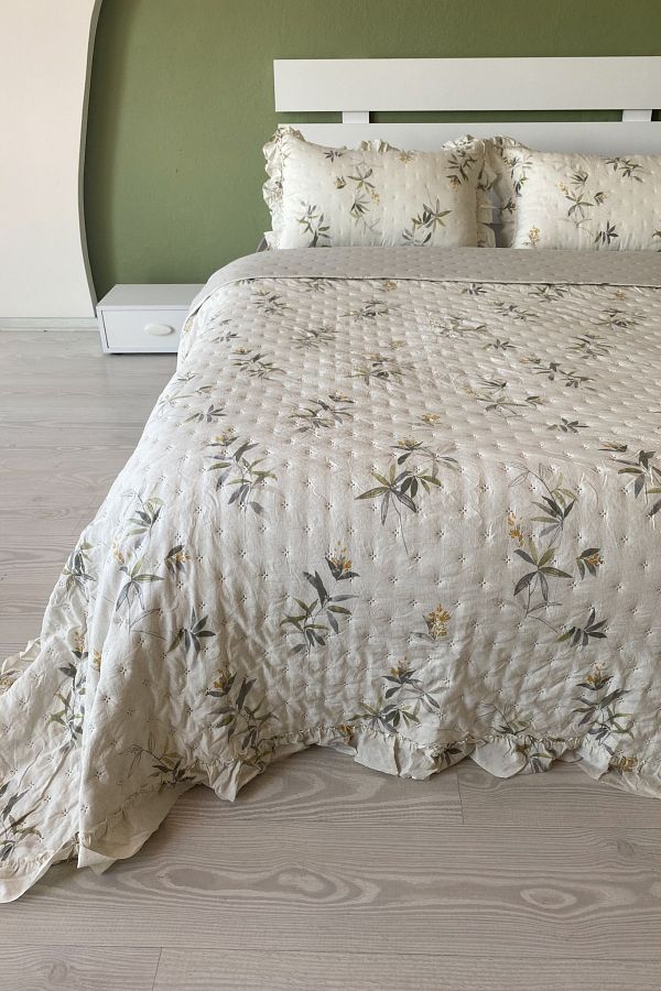 sutra-Flora Series Double Sided Double Bedspread Set 1