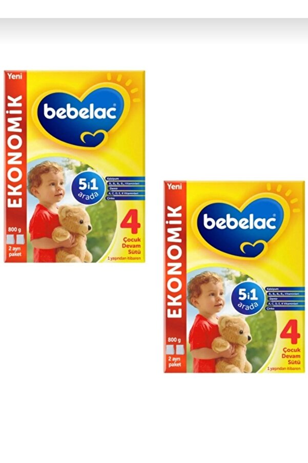 Bebelac 4 Çocuk Devam Sütü 800gr 2 Adet
