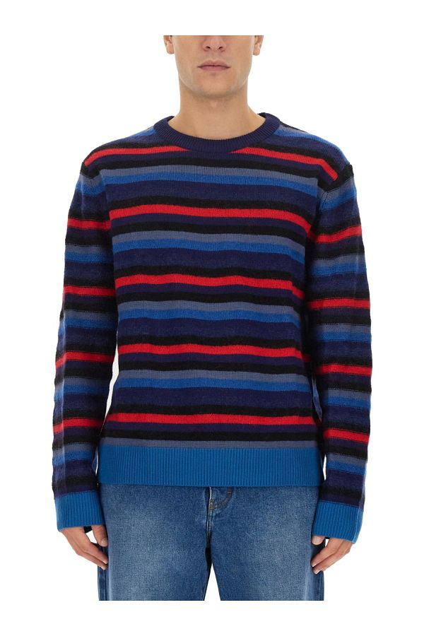 Paul Smith-Jersey With Stripe Pattern 1