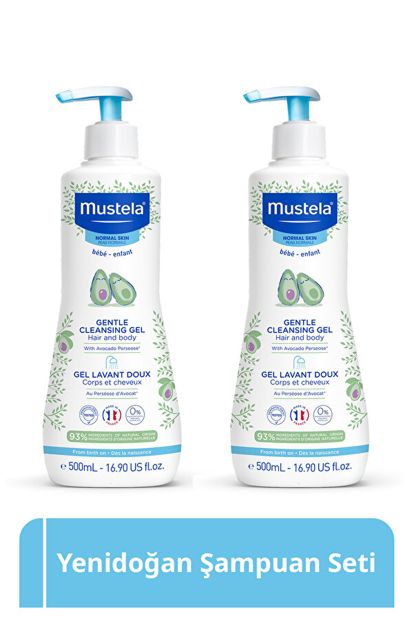 Mustela Saç & Vücut Şampuan 500 ml | 2 Adet Set