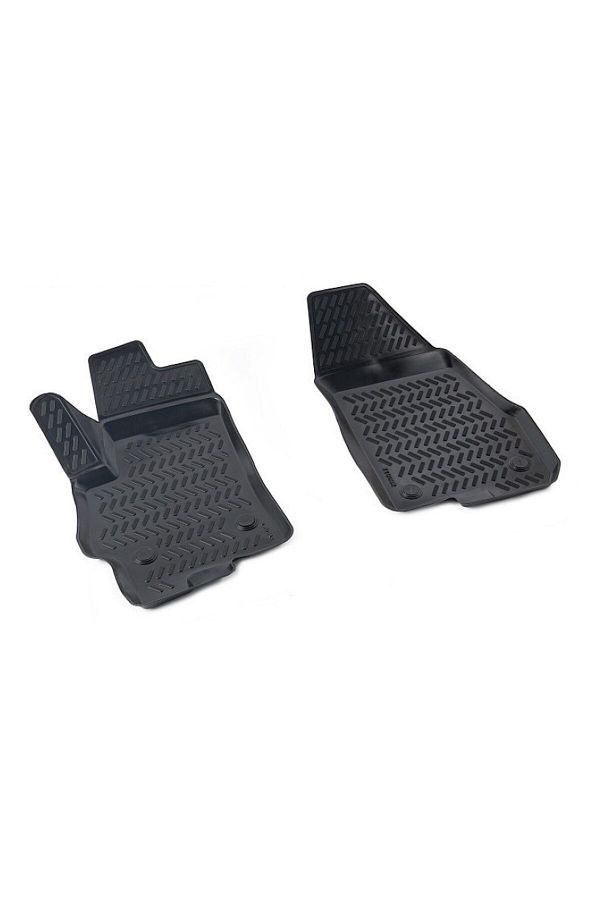 ideal STORE-Rubber Floor Mats idealSTORE compatible with Toyota Proace City, for Front 2021->, with Edge 1