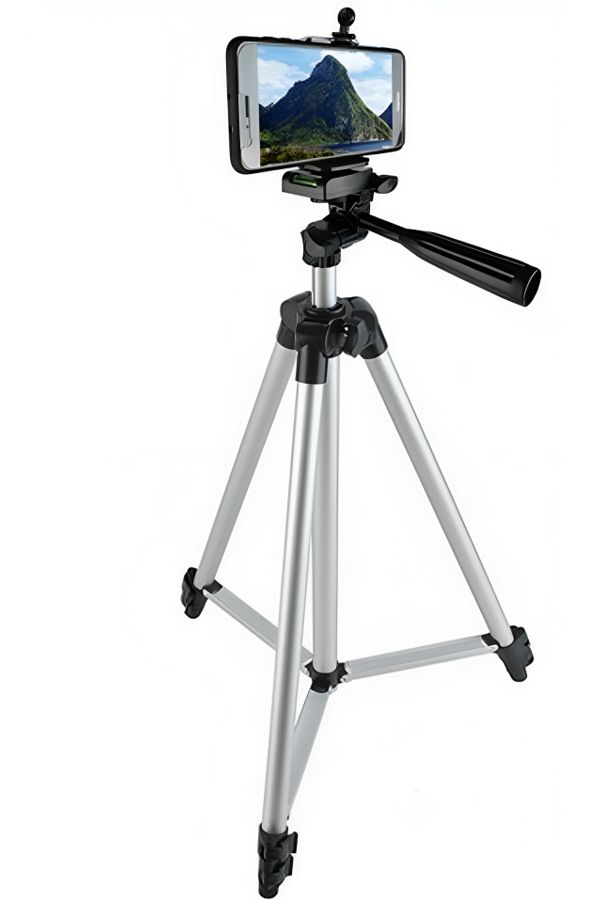 ideal STORE-idealSTORE Multifunctional 4 in 1 Telescopic Tripod, For Phone, Camera, Includes Remote Control 1