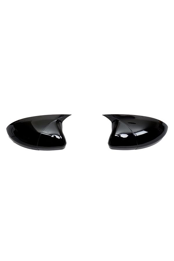 ideal STORE-Set 2 Capace Oglinzi tip BATMAN idealSTORE pentru Volkswagen Caddy 2015-2020, culoare Piano Black - 1