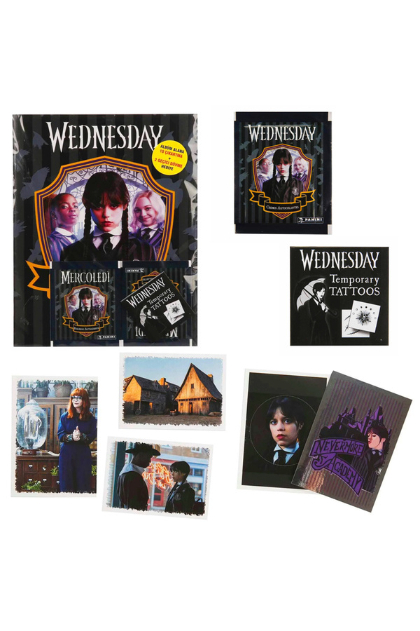 Genel Markalar AKTİVİTELİ STİCKER ALBÜMÜ 06605PA WEDNESDAY ÇIKARTMA HEDİYELİ(1 ADET FİYATIDIR)