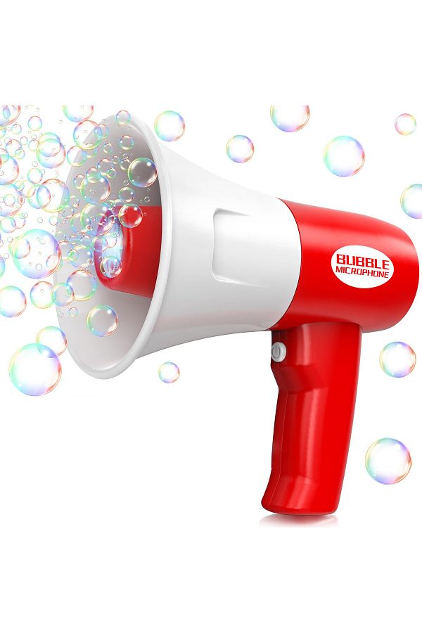 Toybox-2 in 1 Outdoor Bubble Microphone Toys Bubble Maker with LED Light & Music Bubble-Machine Toys 1